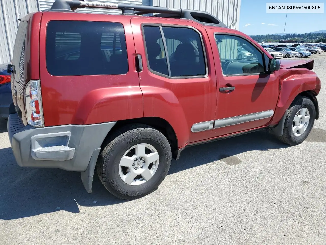 2006 Nissan Xterra Off Road VIN: 5N1AN08U96C500805 Lot: 61811625