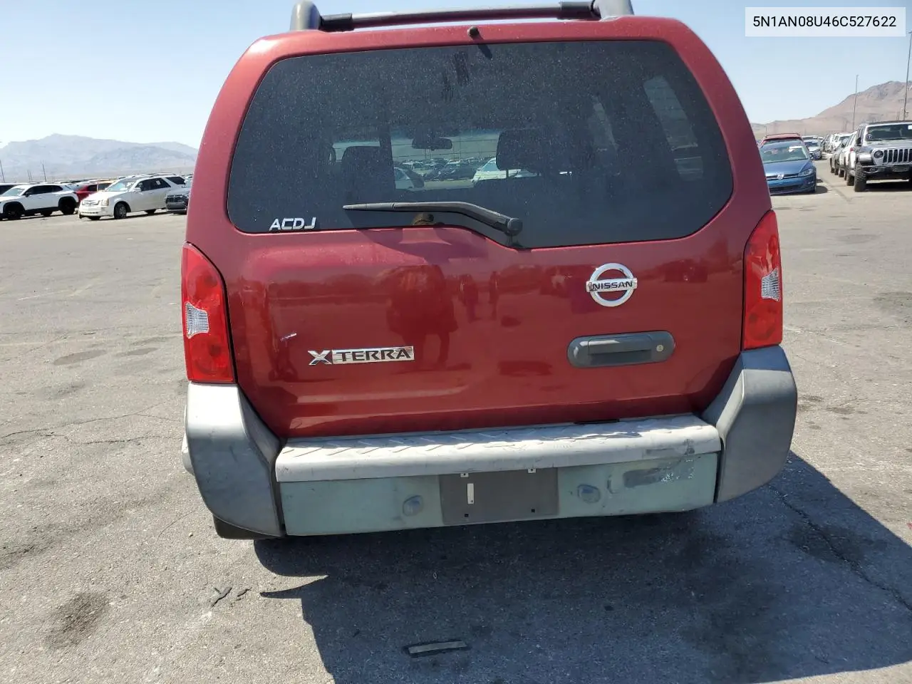 2006 Nissan Xterra Off Road VIN: 5N1AN08U46C527622 Lot: 62775775