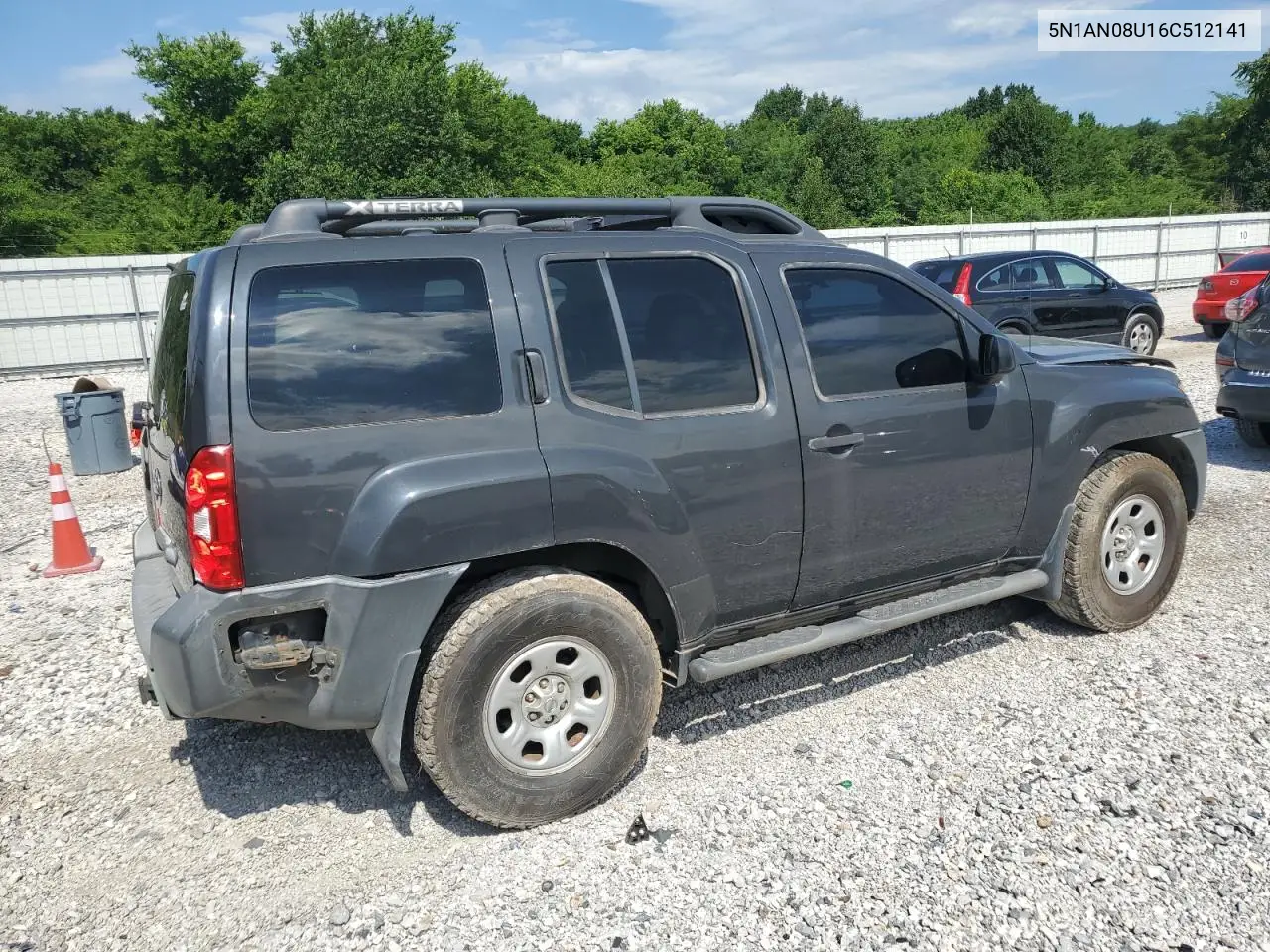 2006 Nissan Xterra Off Road VIN: 5N1AN08U16C512141 Lot: 62893655