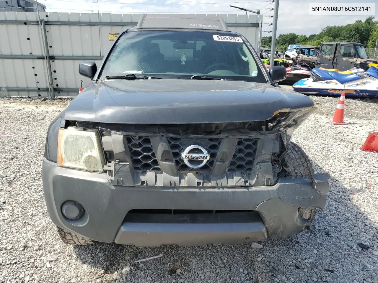 2006 Nissan Xterra Off Road VIN: 5N1AN08U16C512141 Lot: 62893655