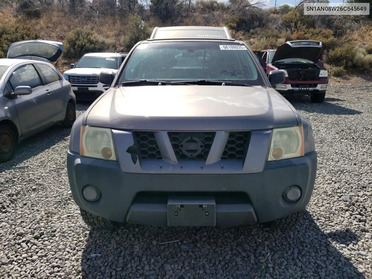 2006 Nissan Xterra Off Road VIN: 5N1AN08W26C545649 Lot: 66108035