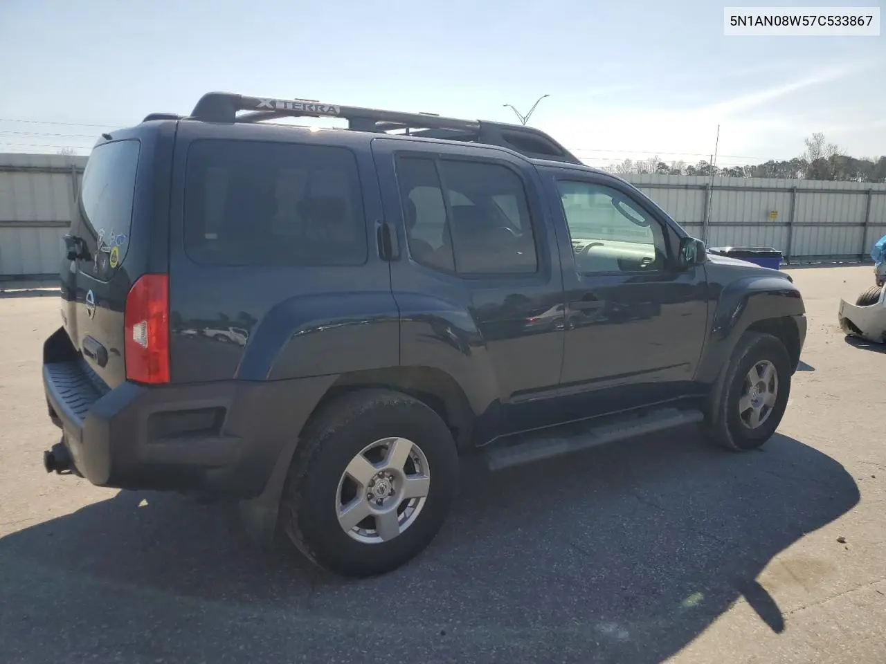2007 Nissan Xterra Off Road VIN: 5N1AN08W57C533867 Lot: 49315615
