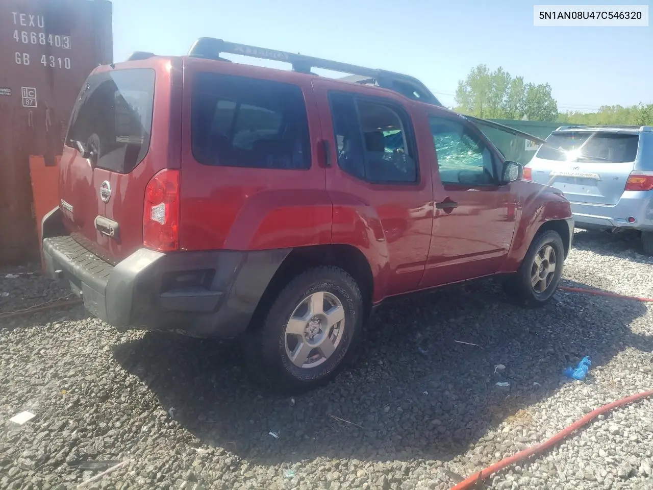 2007 Nissan Xterra Off Road VIN: 5N1AN08U47C546320 Lot: 52759385