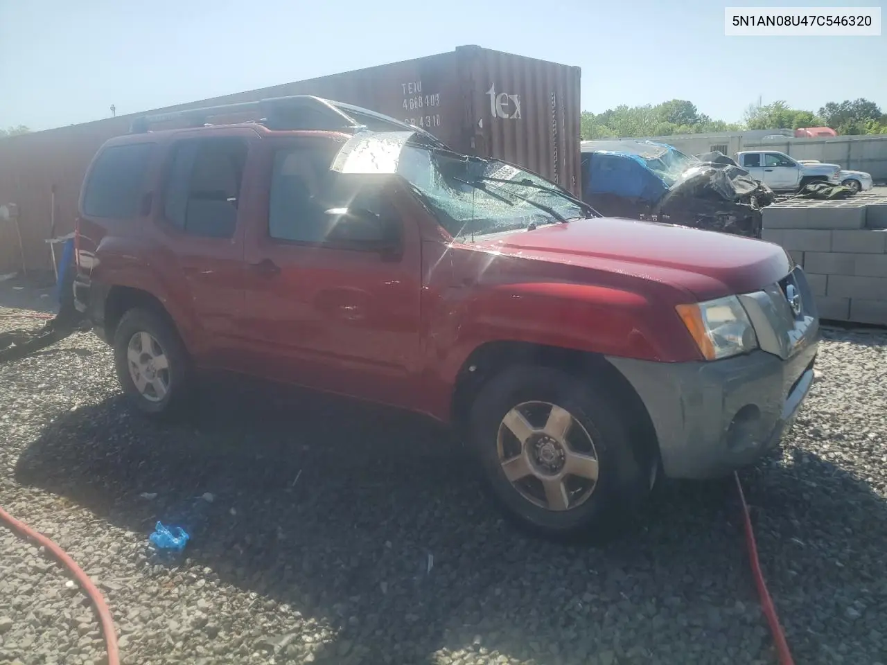 2007 Nissan Xterra Off Road VIN: 5N1AN08U47C546320 Lot: 52759385