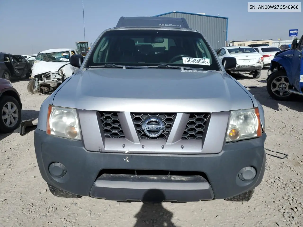 2007 Nissan Xterra Off Road VIN: 5N1AN08W27C540968 Lot: 56586085