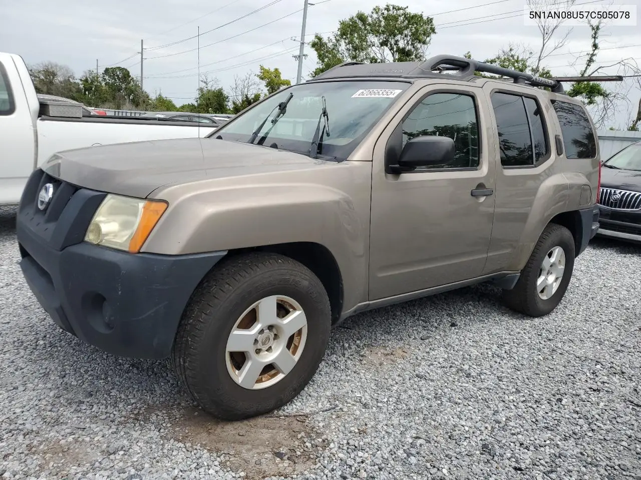 2007 Nissan Xterra Off Road VIN: 5N1AN08U57C505078 Lot: 62866355