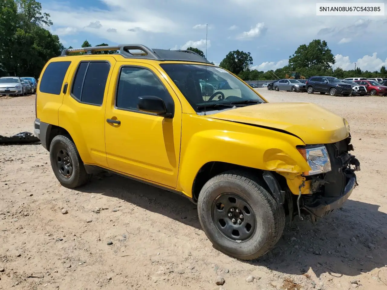 2007 Nissan Xterra Off Road VIN: 5N1AN08U67C543385 Lot: 65295305
