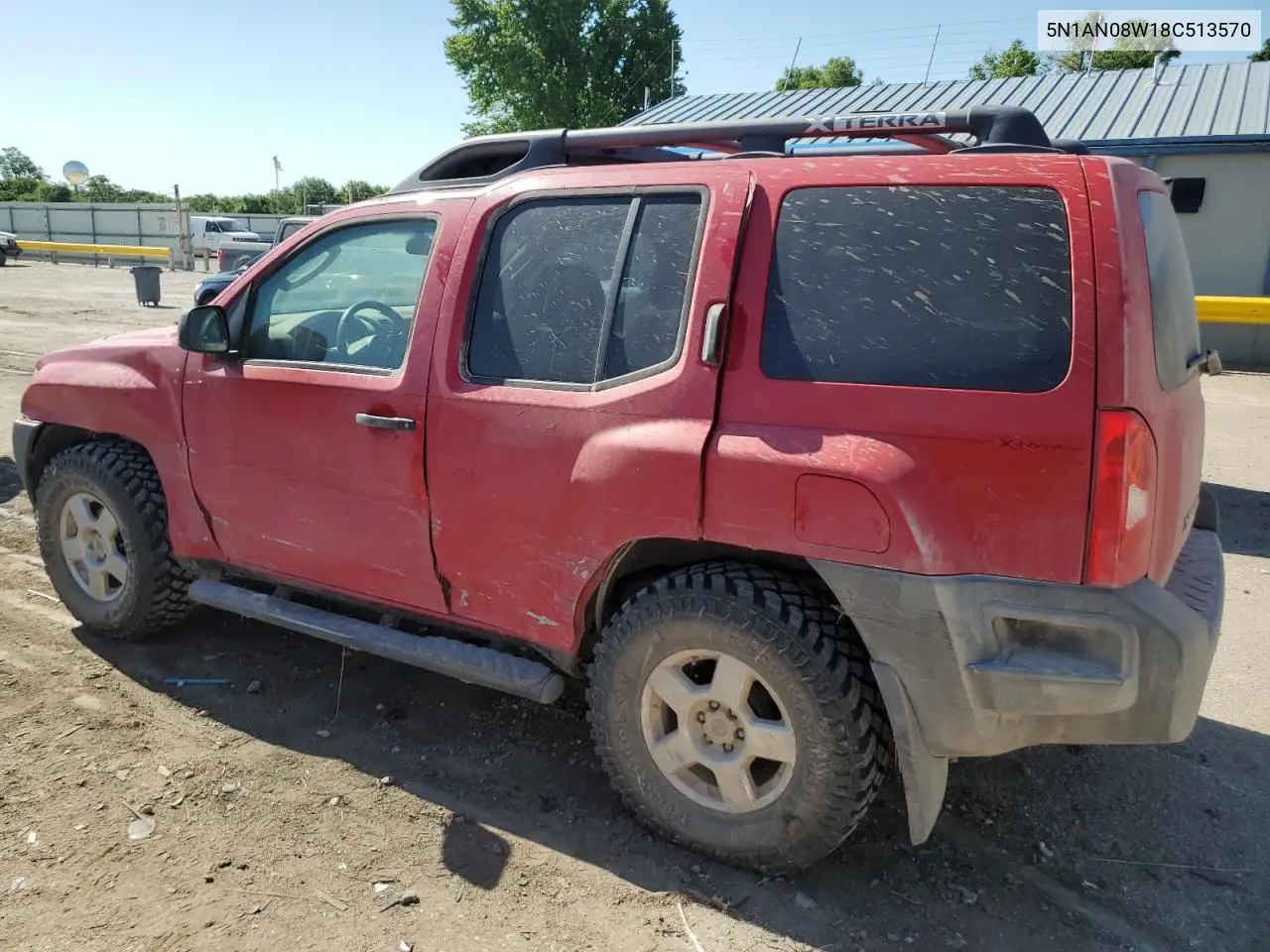 2008 Nissan Xterra Off Road VIN: 5N1AN08W18C513570 Lot: 56960735
