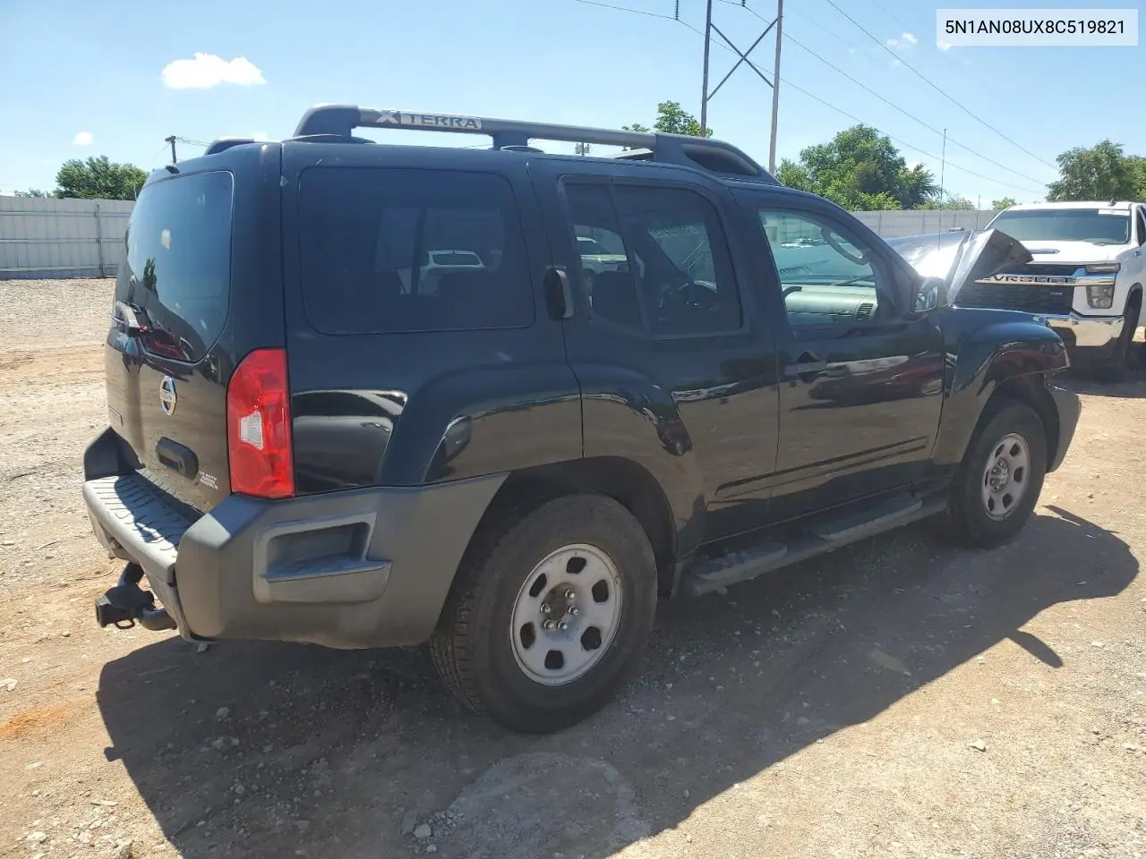 2008 Nissan Xterra Off Road VIN: 5N1AN08UX8C519821 Lot: 58737315