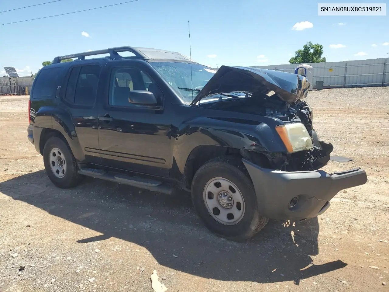2008 Nissan Xterra Off Road VIN: 5N1AN08UX8C519821 Lot: 58737315