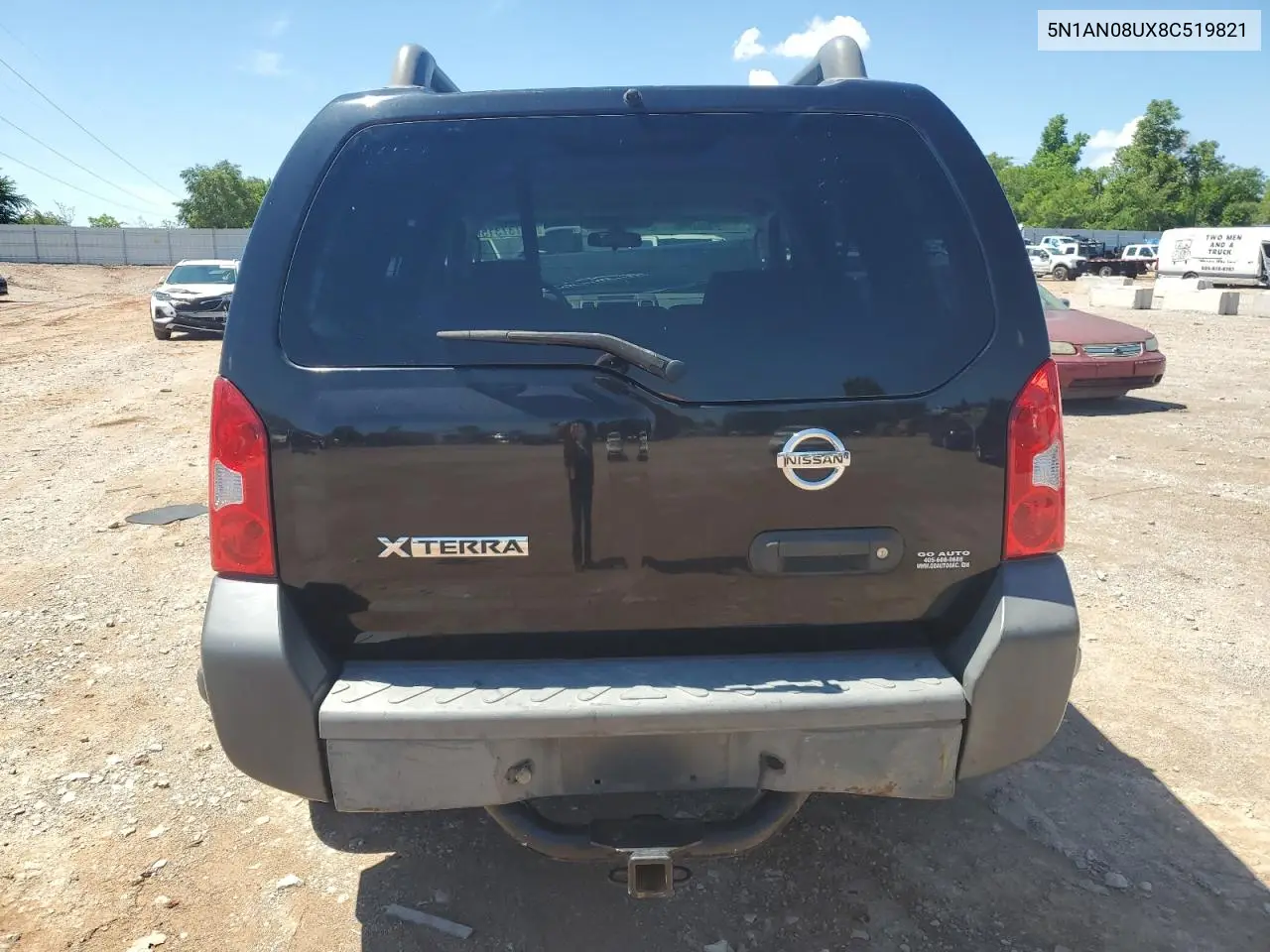2008 Nissan Xterra Off Road VIN: 5N1AN08UX8C519821 Lot: 58737315