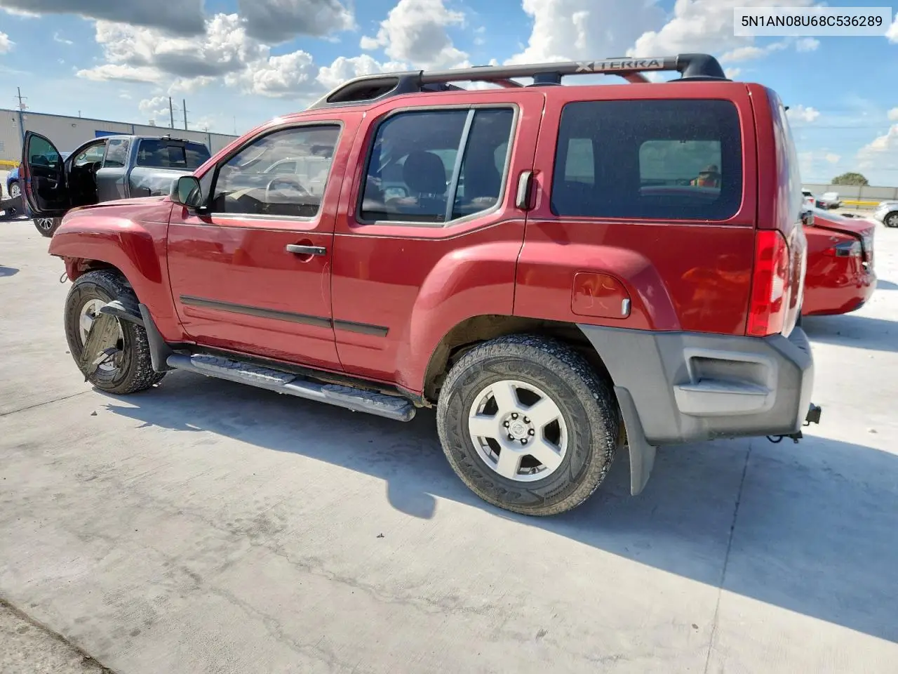2008 Nissan Xterra Off Road VIN: 5N1AN08U68C536289 Lot: 62176755
