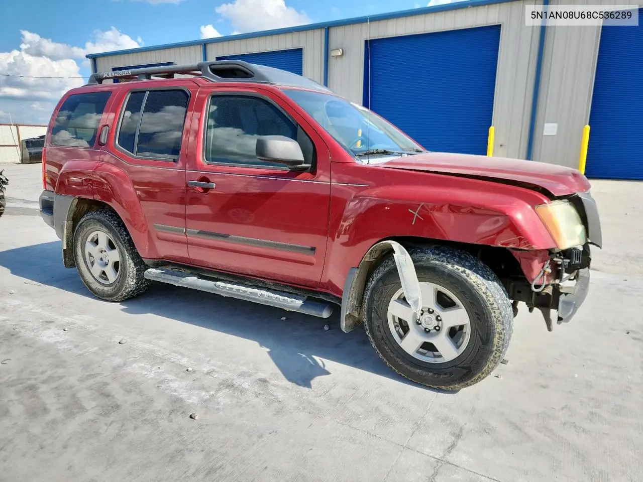 2008 Nissan Xterra Off Road VIN: 5N1AN08U68C536289 Lot: 62176755