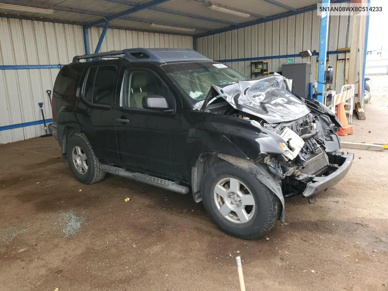 2008 Nissan Xterra Off Road VIN: 5N1AN08WX8C514233 Lot: 65624875