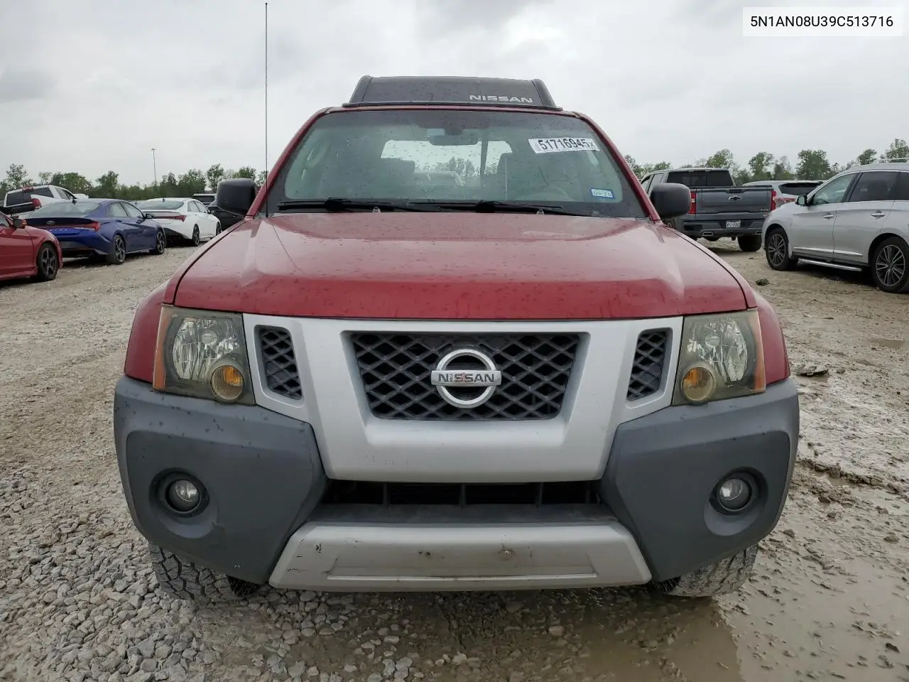 2009 Nissan Xterra Off Road VIN: 5N1AN08U39C513716 Lot: 51716945