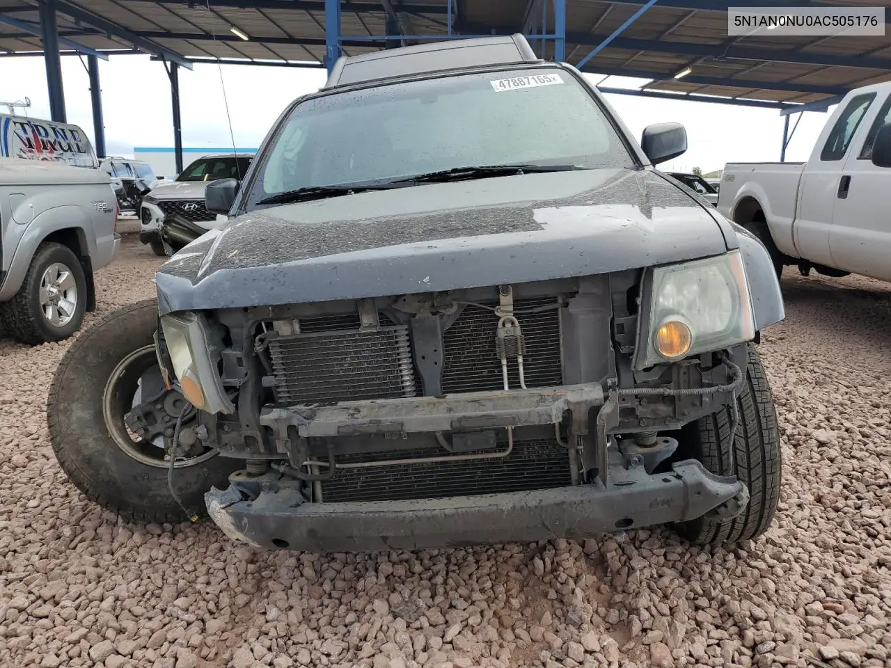 2010 Nissan Xterra Off Road VIN: 5N1AN0NU0AC505176 Lot: 47887165