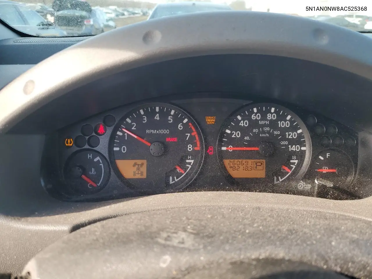 2010 Nissan Xterra Off Road VIN: 5N1AN0NW8AC525368 Lot: 57139105