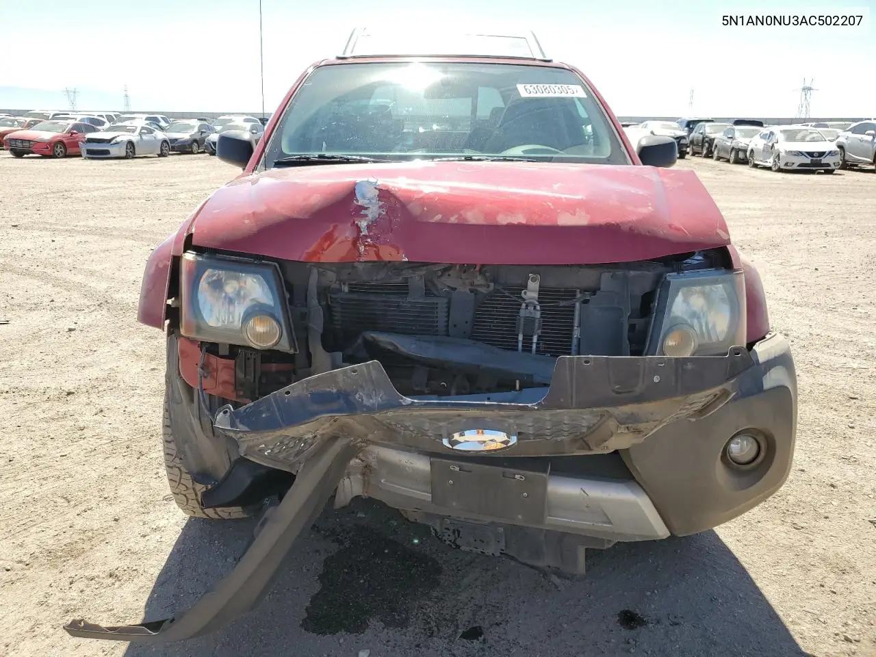 2010 Nissan Xterra Off Road VIN: 5N1AN0NU3AC502207 Lot: 63080305