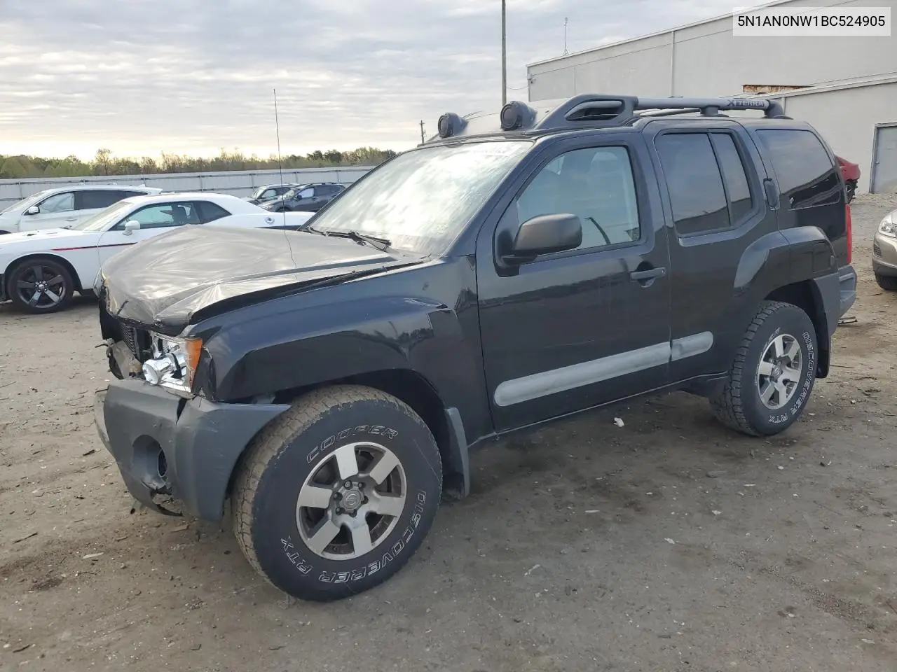 2011 Nissan Xterra Off Road VIN: 5N1AN0NW1BC524905 Lot: 52586125