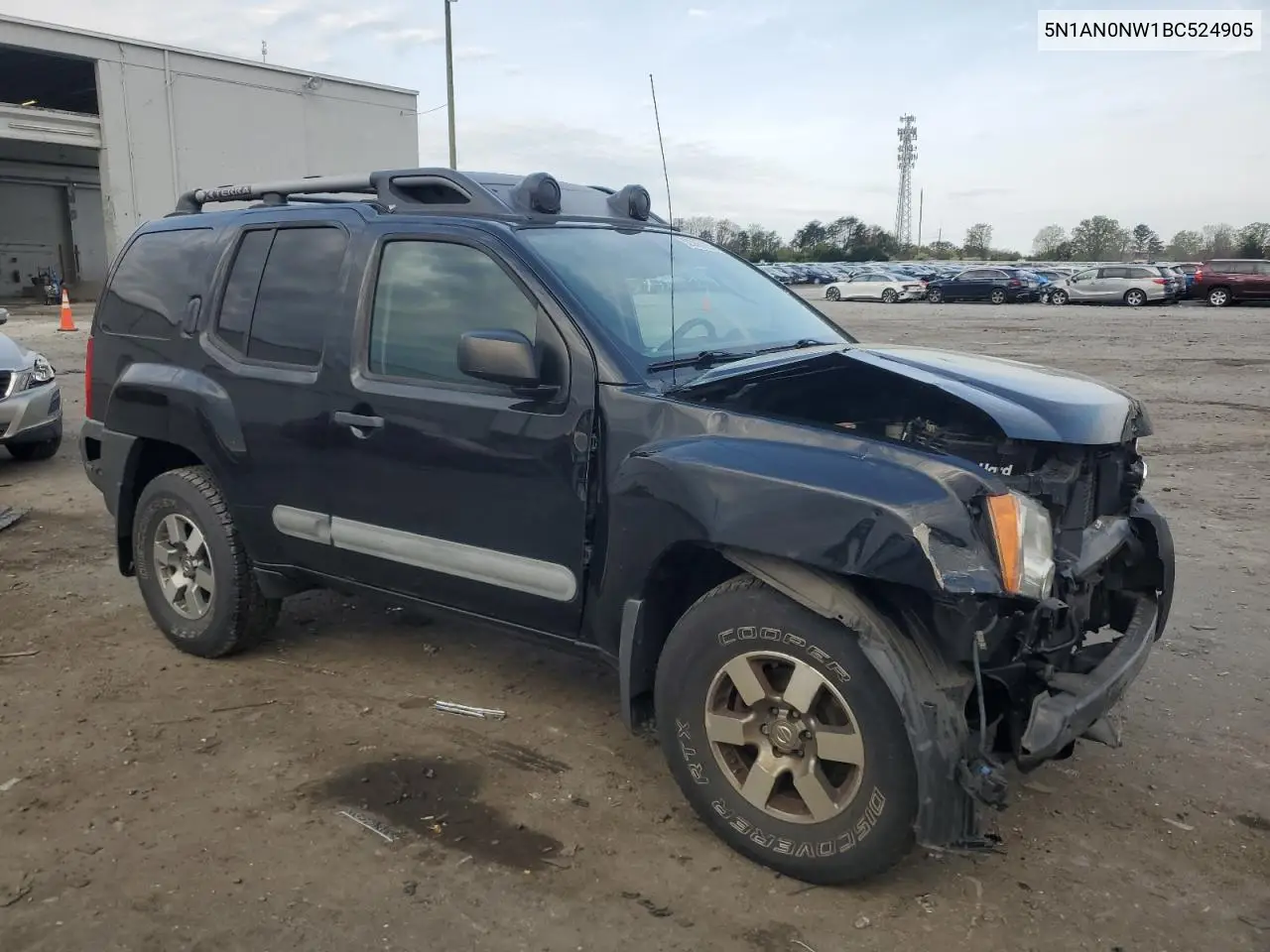 2011 Nissan Xterra Off Road VIN: 5N1AN0NW1BC524905 Lot: 52586125