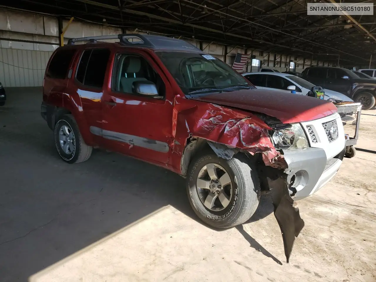2011 Nissan Xterra Off Road VIN: 5N1AN0NU3BC510180 Lot: 56157125