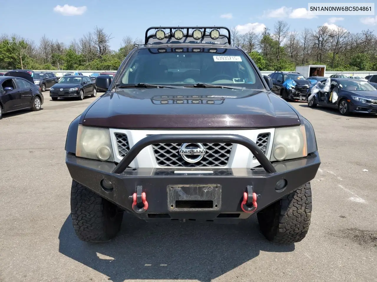 2011 Nissan Xterra Off Road VIN: 5N1AN0NW6BC504861 Lot: 63935215