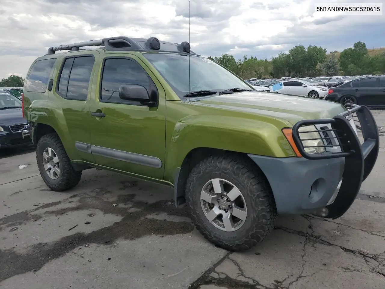 2011 Nissan Xterra Off Road VIN: 5N1AN0NW5BC520615 Lot: 65817365