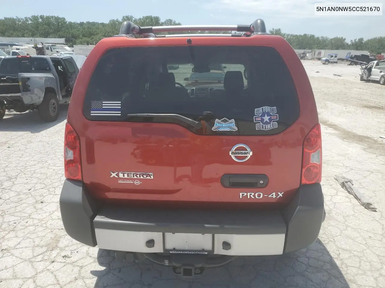 2012 Nissan Xterra Off Road VIN: 5N1AN0NW5CC521670 Lot: 62072835