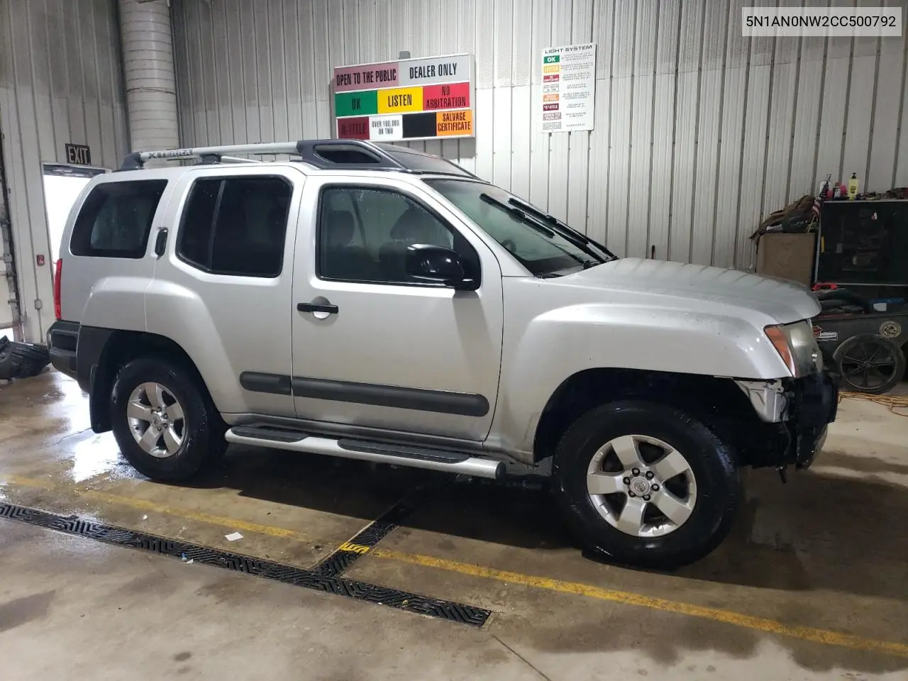 2012 Nissan Xterra Off Road VIN: 5N1AN0NW2CC500792 Lot: 62937675