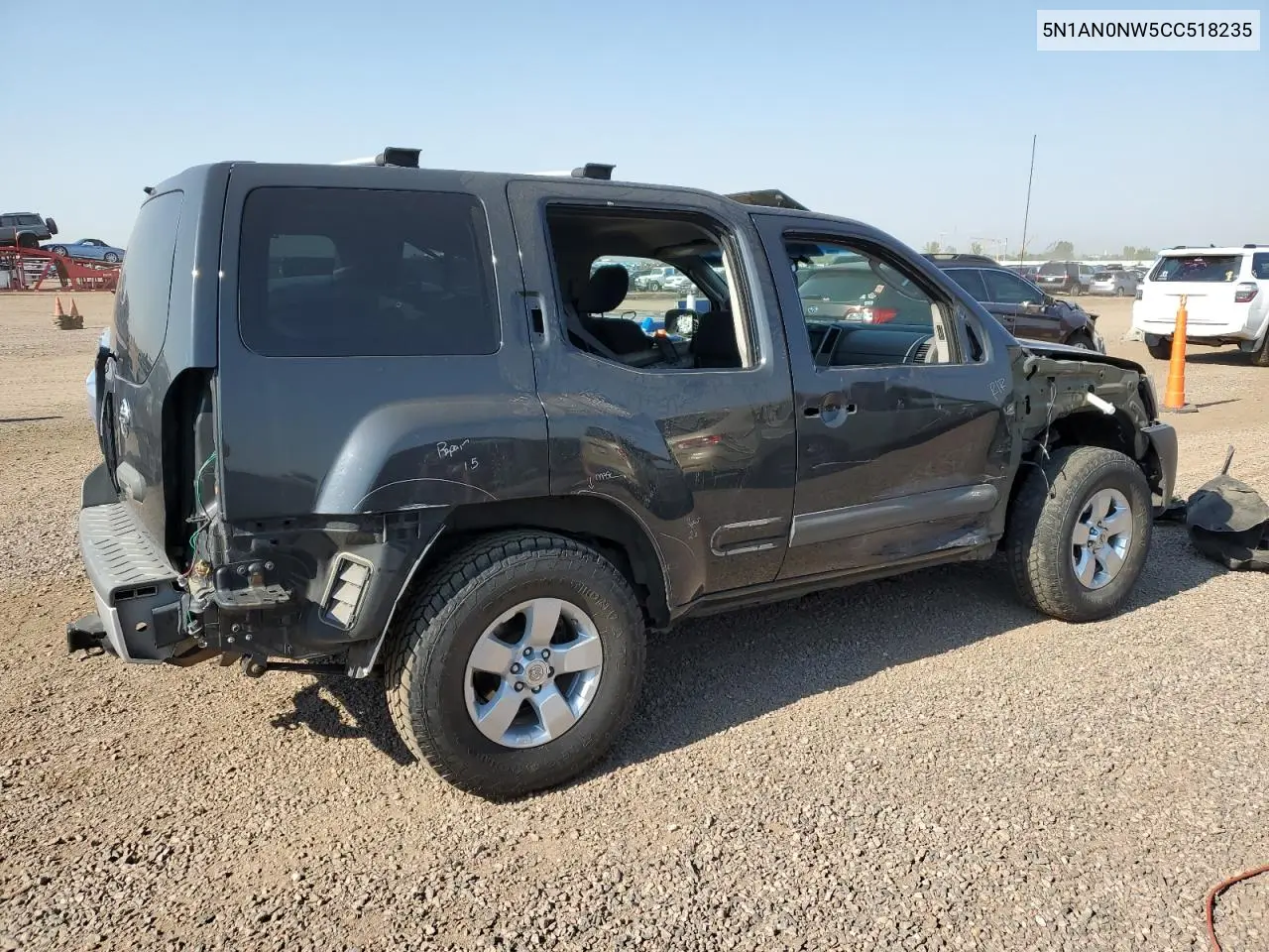 2012 Nissan Xterra Off Road VIN: 5N1AN0NW5CC518235 Lot: 64076365