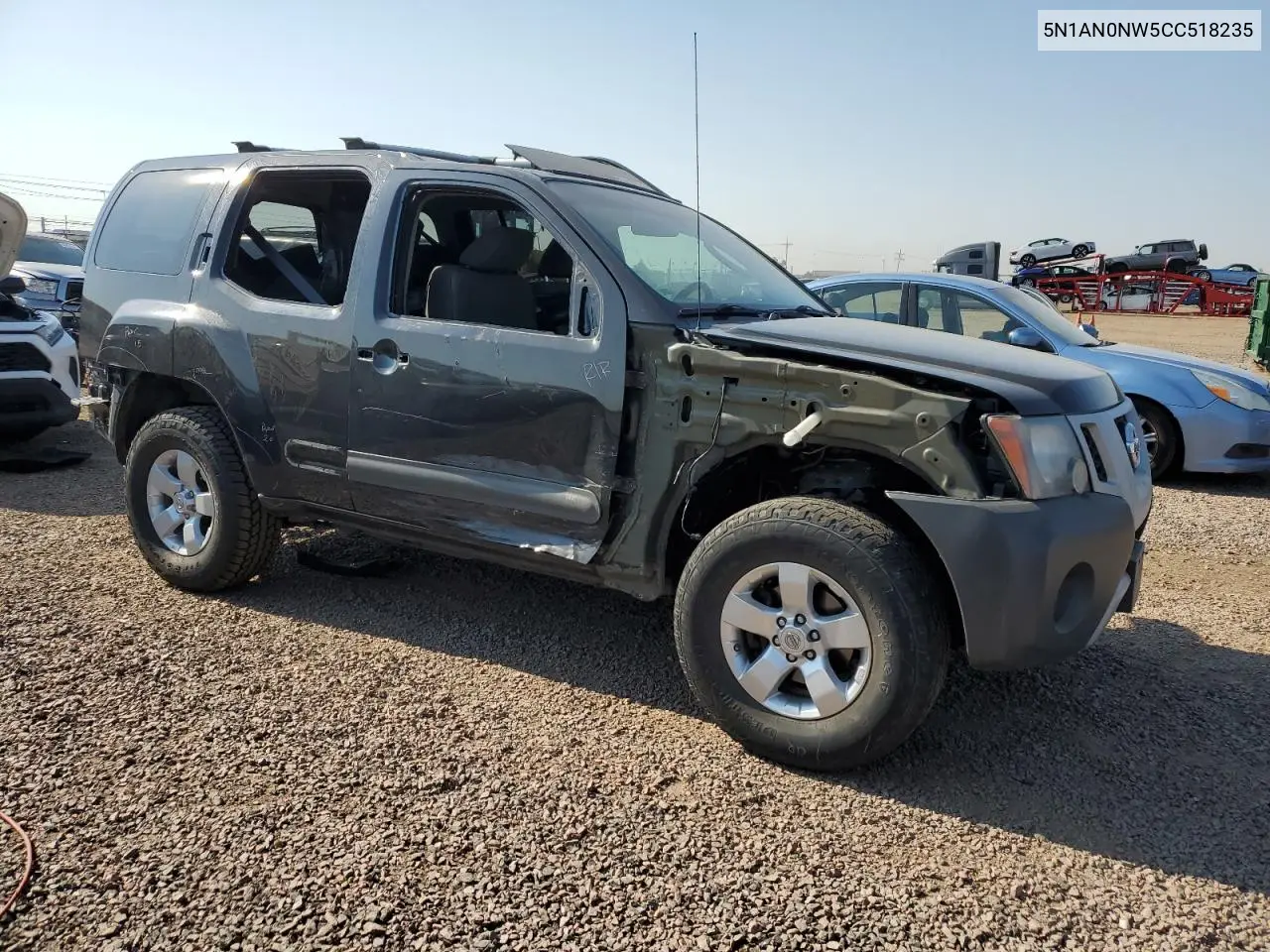 2012 Nissan Xterra Off Road VIN: 5N1AN0NW5CC518235 Lot: 64076365