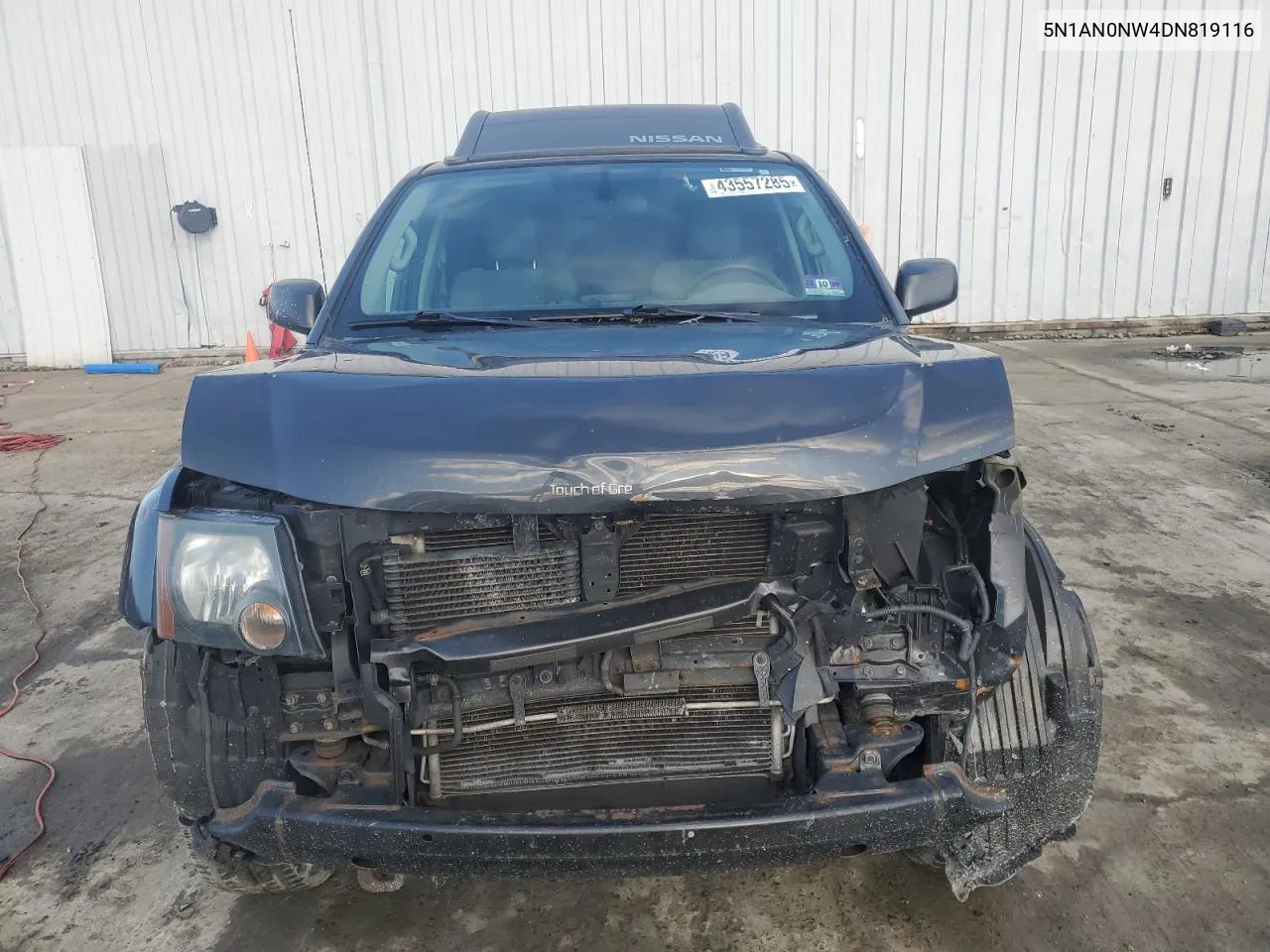 2013 Nissan Xterra X VIN: 5N1AN0NW4DN819116 Lot: 43557285