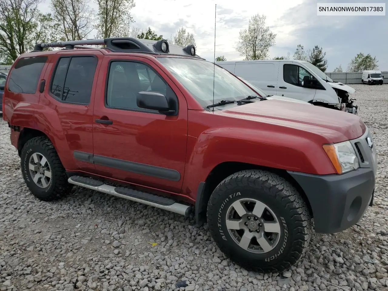 2013 Nissan Xterra X VIN: 5N1AN0NW6DN817383 Lot: 56523375