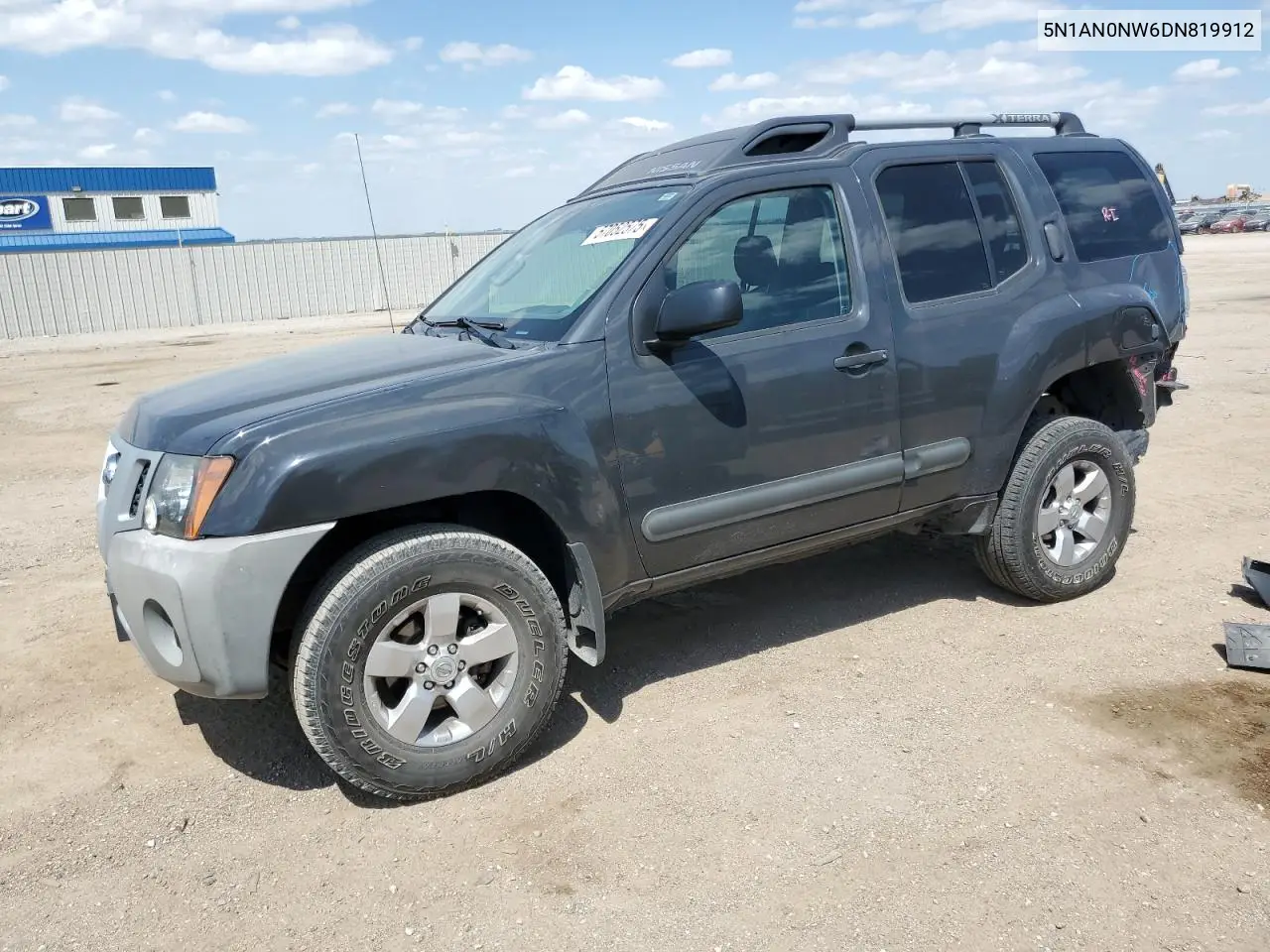 2013 Nissan Xterra X VIN: 5N1AN0NW6DN819912 Lot: 57052575