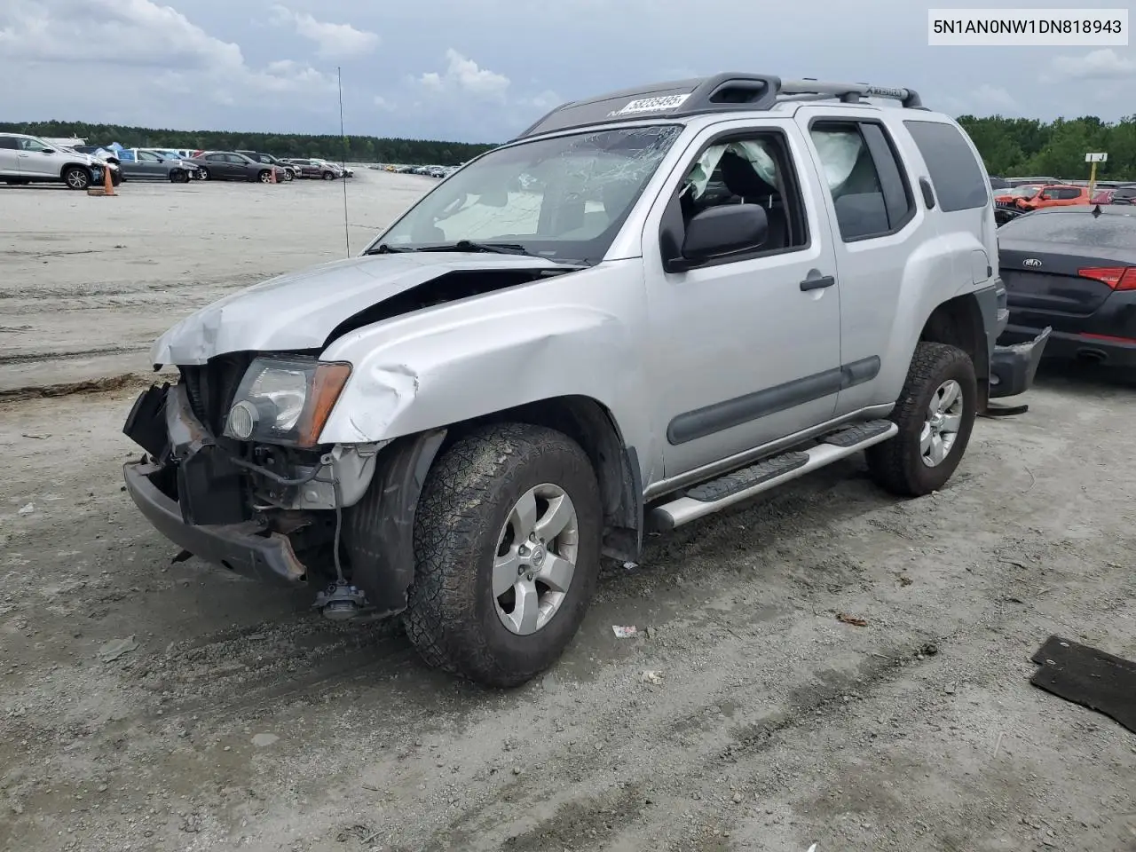 2013 Nissan Xterra X VIN: 5N1AN0NW1DN818943 Lot: 58235495