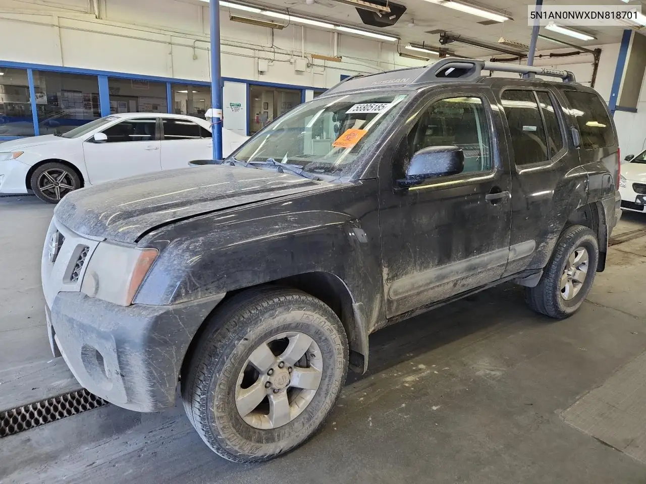 2013 Nissan Xterra X VIN: 5N1AN0NWXDN818701 Lot: 58805185