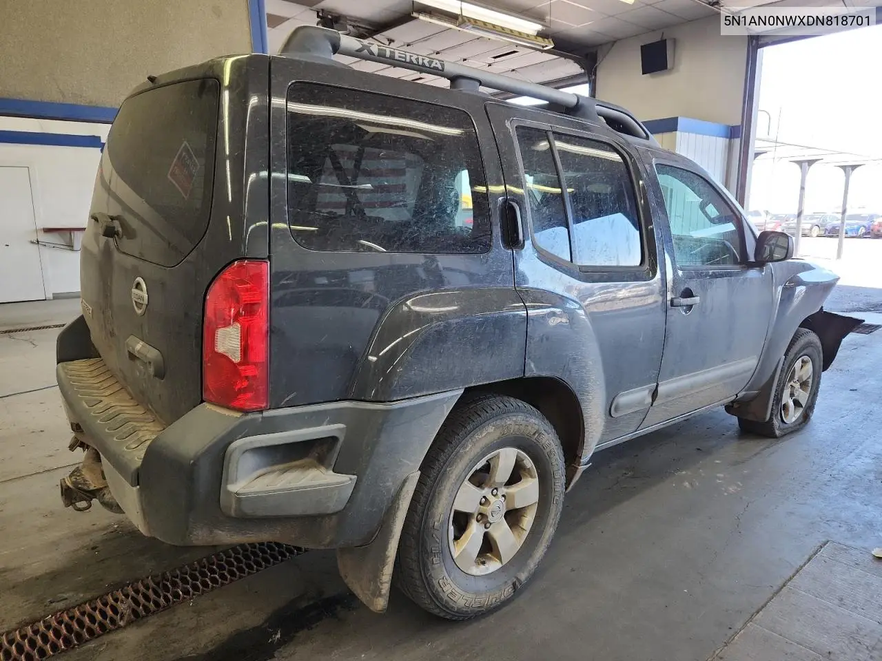 2013 Nissan Xterra X VIN: 5N1AN0NWXDN818701 Lot: 58805185