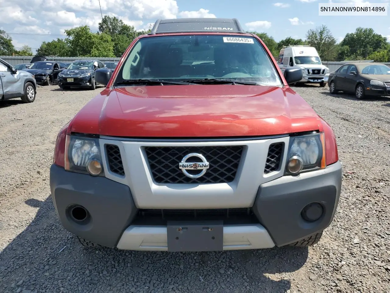 2013 Nissan Xterra X VIN: 5N1AN0NW9DN814896 Lot: 66086435