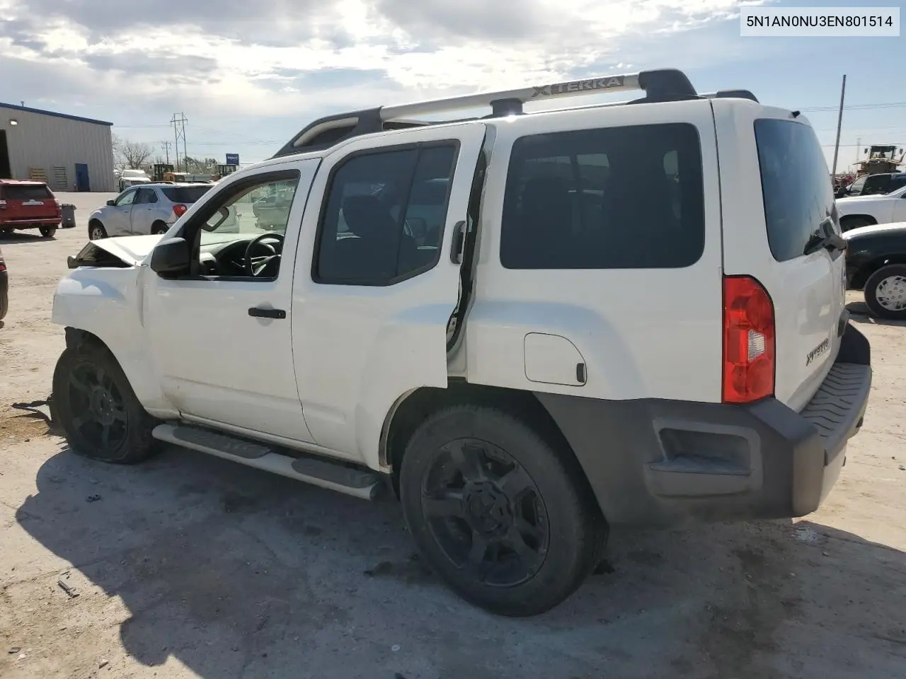 2014 Nissan Xterra X VIN: 5N1AN0NU3EN801514 Lot: 50030405