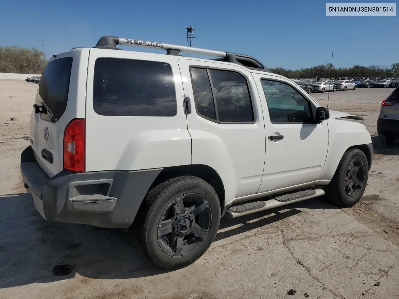 2014 Nissan Xterra X VIN: 5N1AN0NU3EN801514 Lot: 50030405