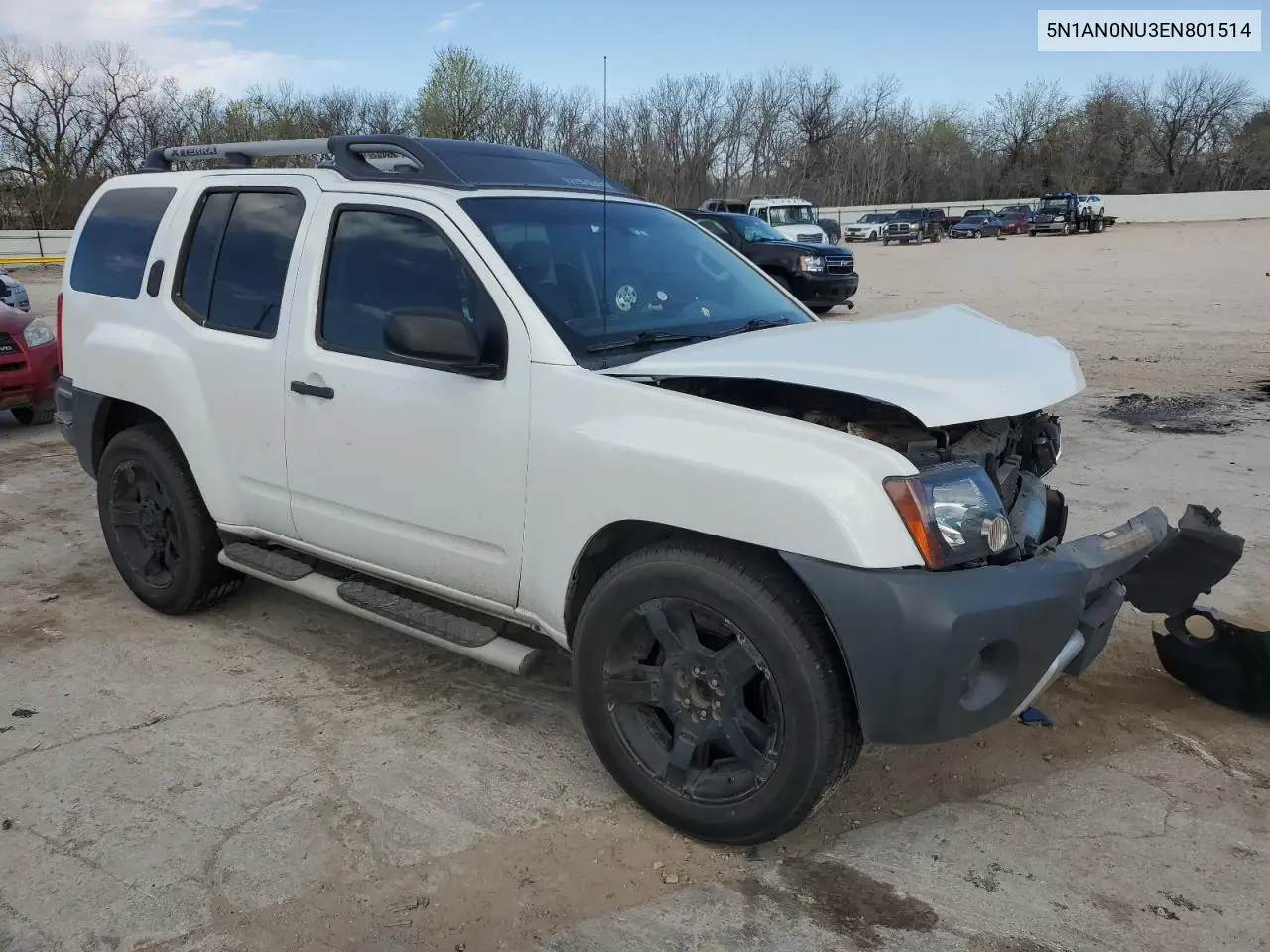 2014 Nissan Xterra X VIN: 5N1AN0NU3EN801514 Lot: 50030405