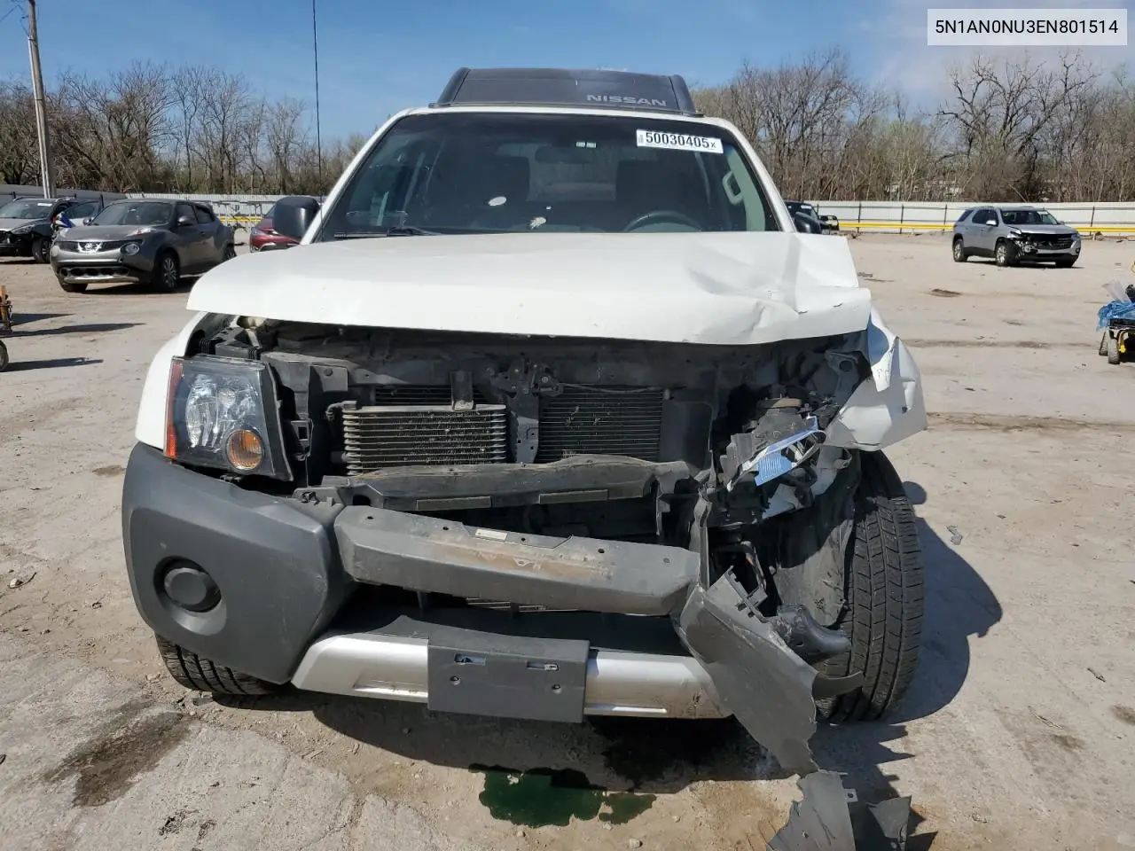 2014 Nissan Xterra X VIN: 5N1AN0NU3EN801514 Lot: 50030405