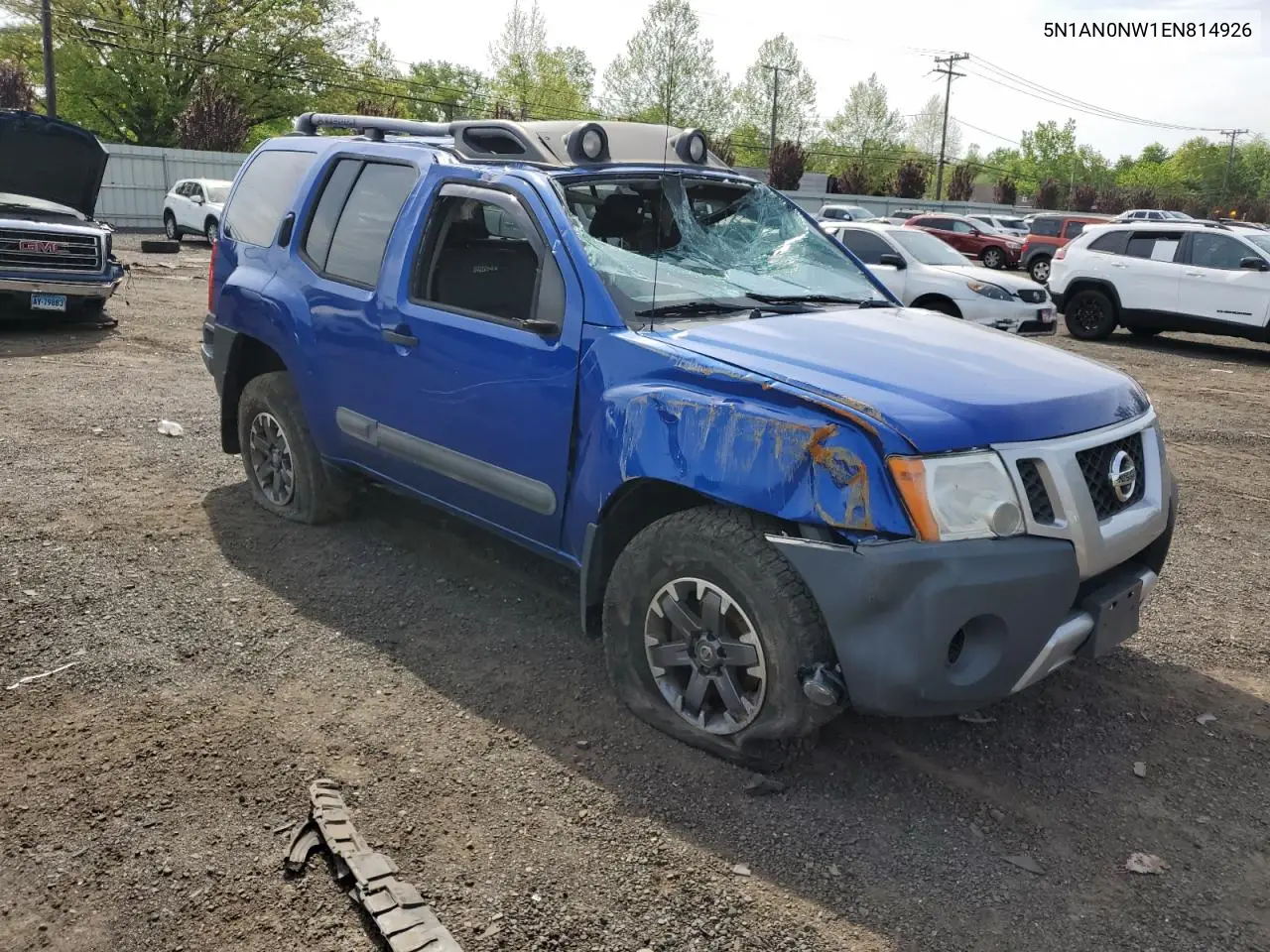 2014 Nissan Xterra X VIN: 5N1AN0NW1EN814926 Lot: 56122515