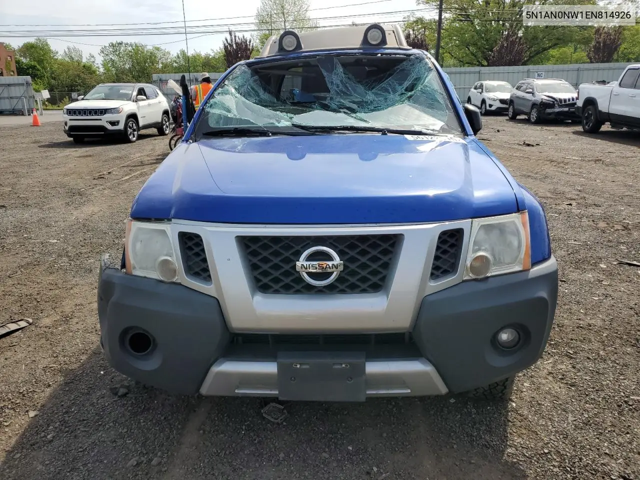 2014 Nissan Xterra X VIN: 5N1AN0NW1EN814926 Lot: 56122515