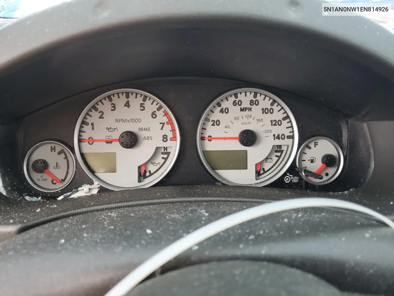 2014 Nissan Xterra X VIN: 5N1AN0NW1EN814926 Lot: 56122515
