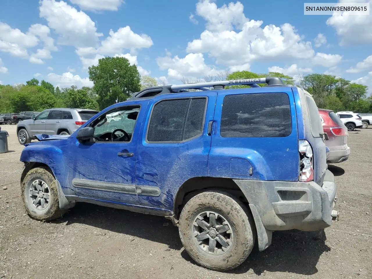 2014 Nissan Xterra X VIN: 5N1AN0NW3EN809615 Lot: 56491685