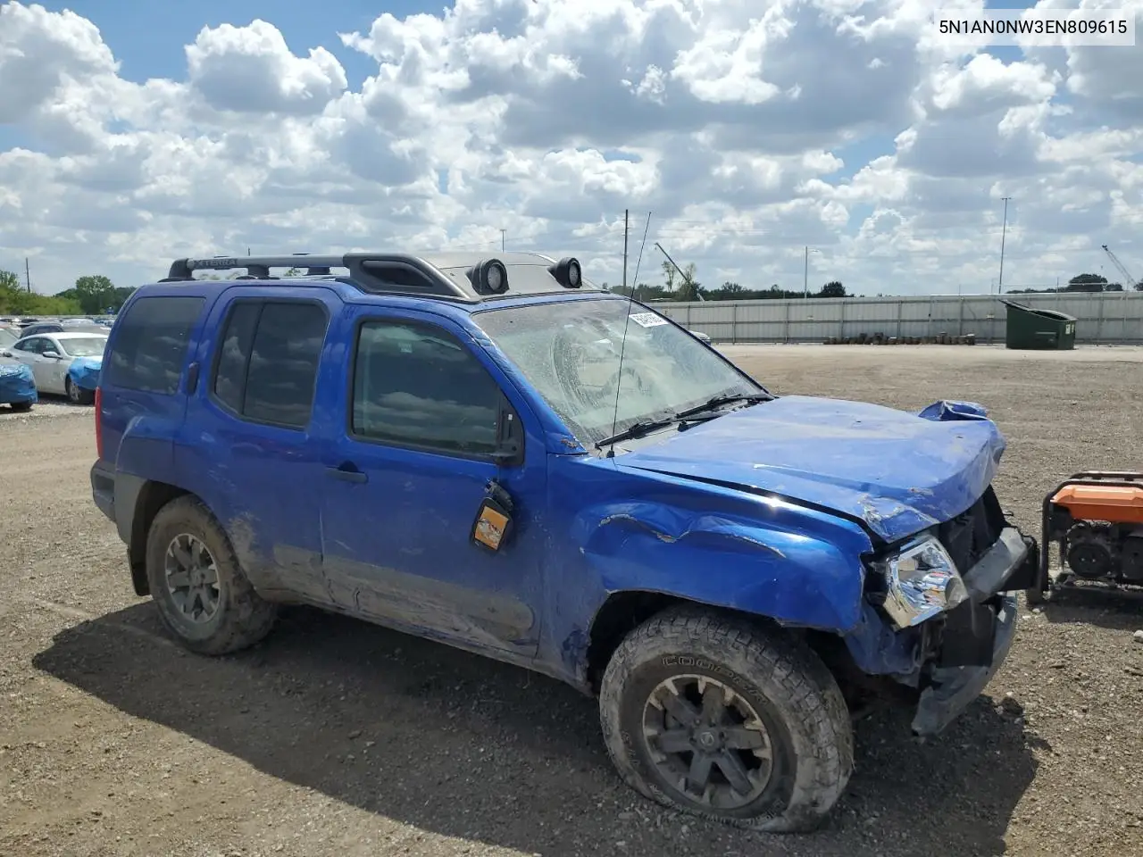 2014 Nissan Xterra X VIN: 5N1AN0NW3EN809615 Lot: 56491685