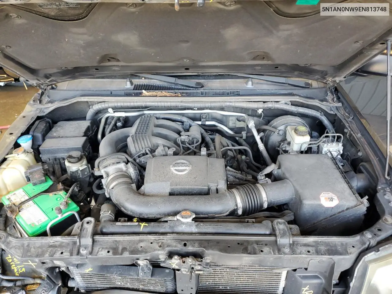 2014 Nissan Xterra X VIN: 5N1AN0NW9EN813748 Lot: 62140905