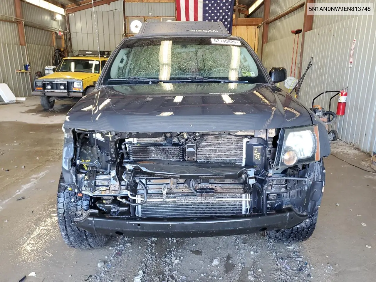 2014 Nissan Xterra X VIN: 5N1AN0NW9EN813748 Lot: 62140905