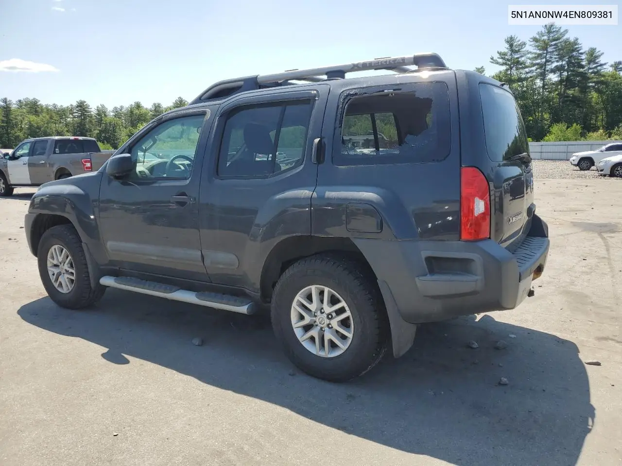 2014 Nissan Xterra X VIN: 5N1AN0NW4EN809381 Lot: 62636005